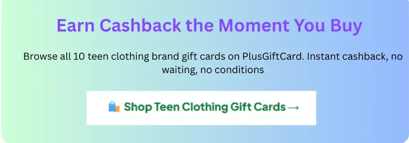 Earn cashback instantly