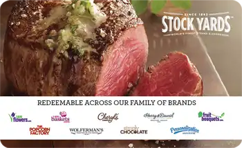 Buy Stock Yards Gift Cards Online + Cashback | Instant eGift Cards
